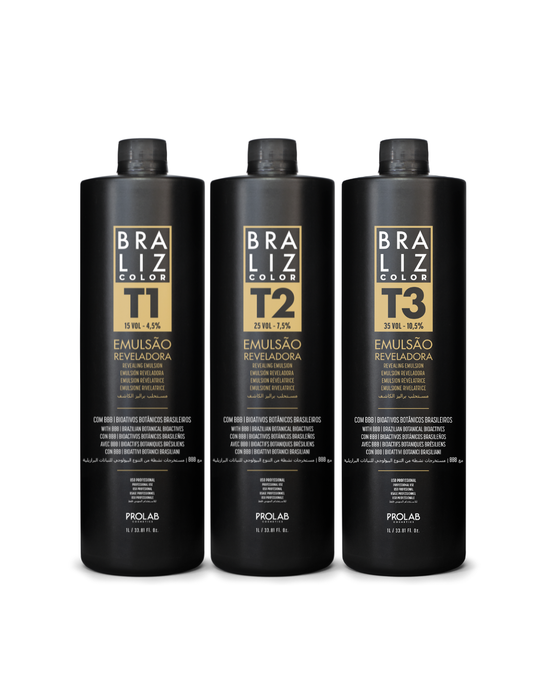 BRALIZ Revealing Emulsion T1, T2 E T3 1L